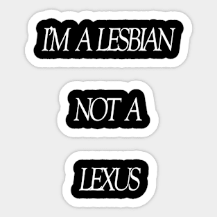 LesbianLexus Sticker